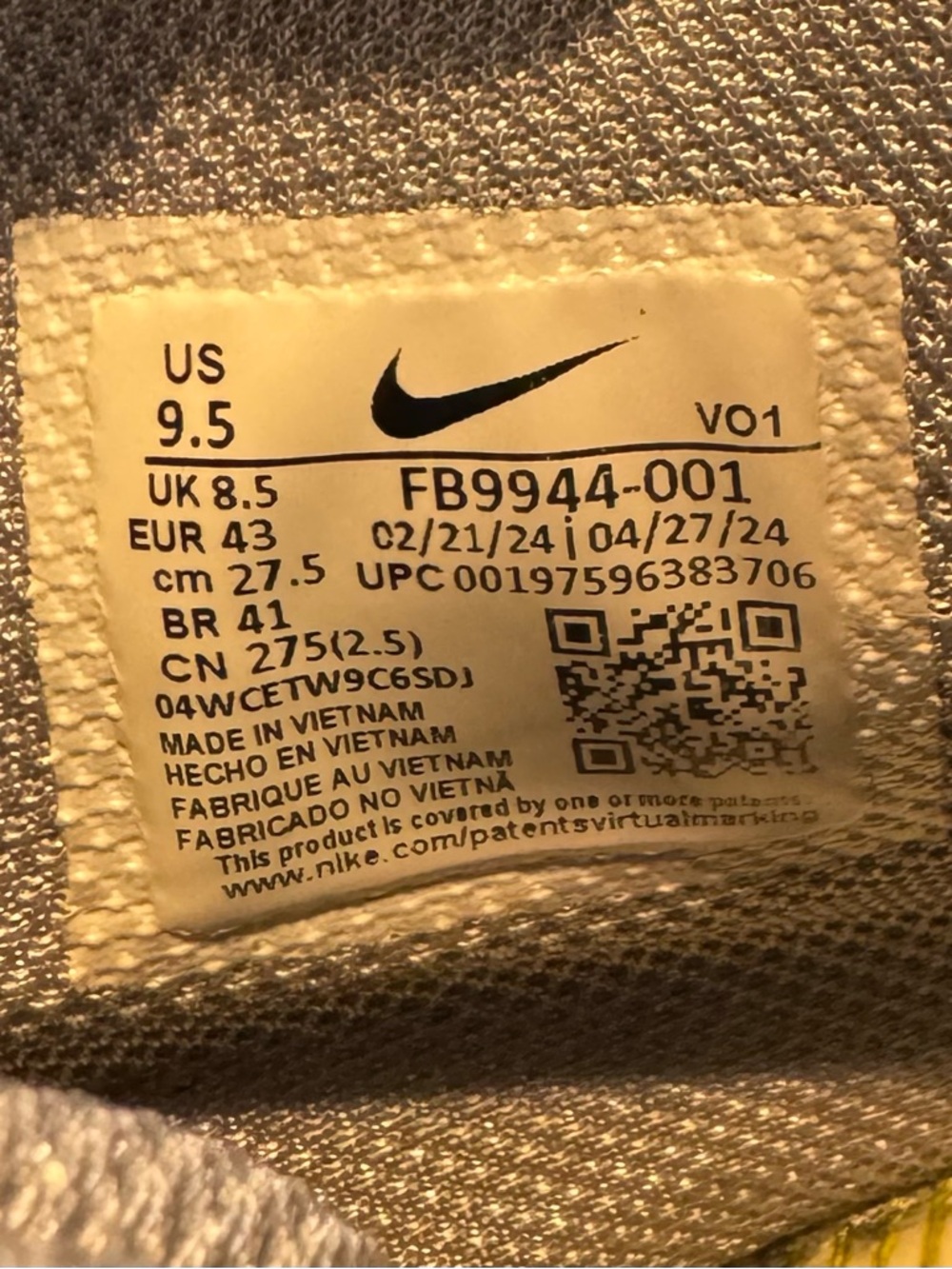 Nike LeBron Witness 8 TB in the Wolf Grey size 9.5 - Picture 7 of 11